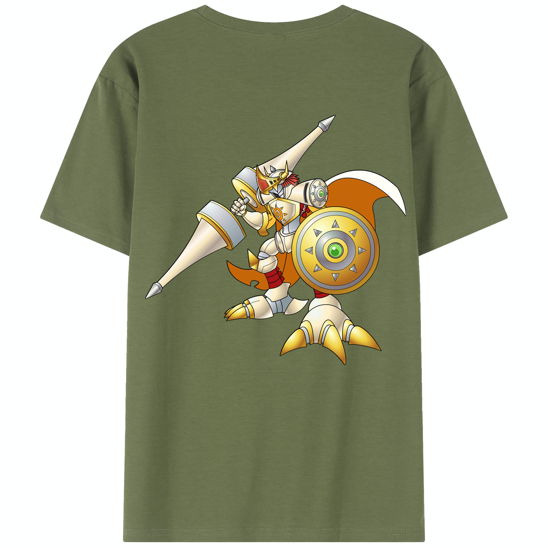 （画像用） Digimon デジタルモンスター/デジモン 綿100％半袖Tシャツ（背面プリント）